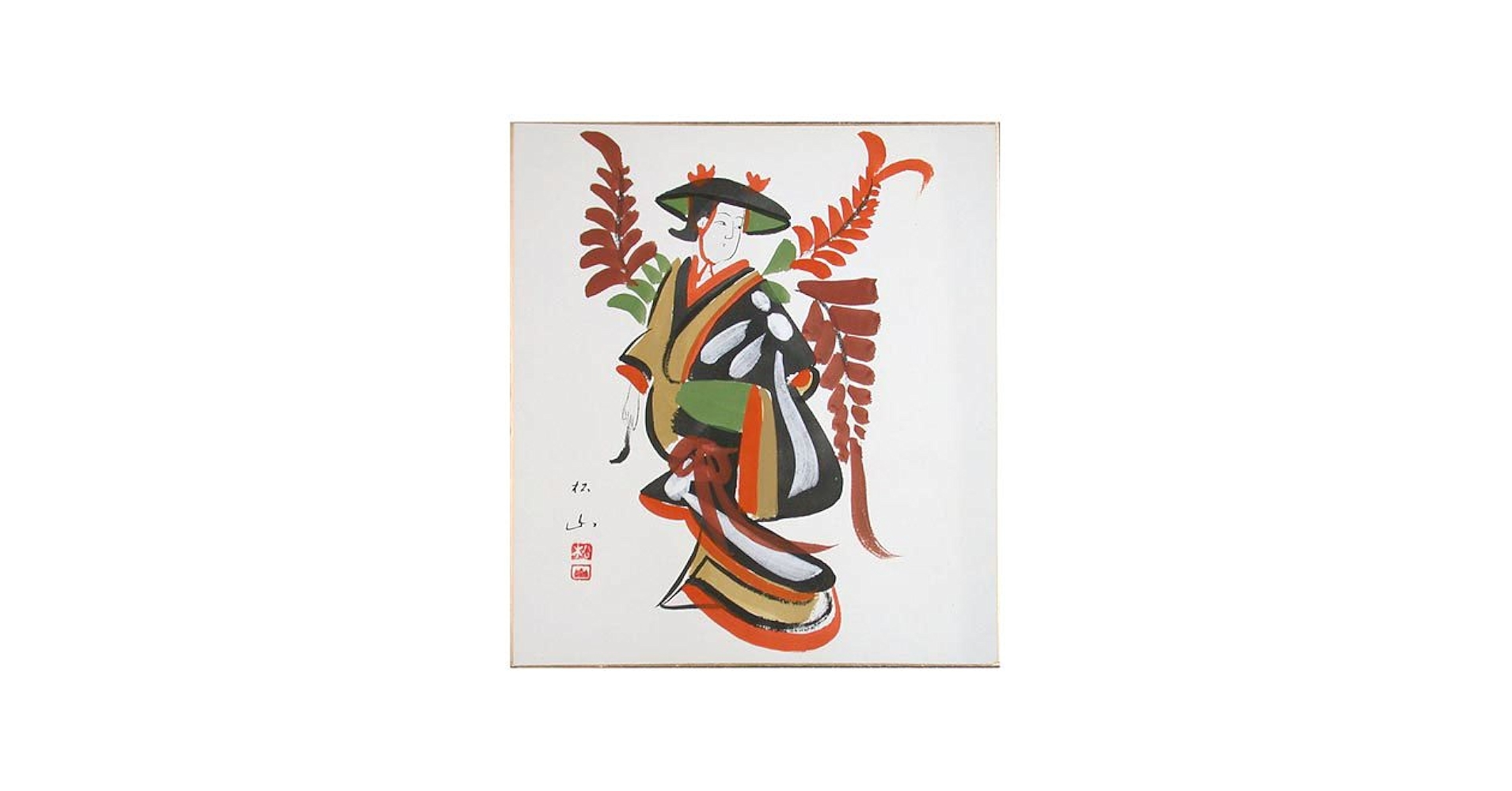 大津絵　金太郎　松山(検　紙本　肉筆　捲り 大津絵 金太郎 松山(検 紙本 肉筆 捲り